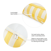 Yellow Fabric Covered